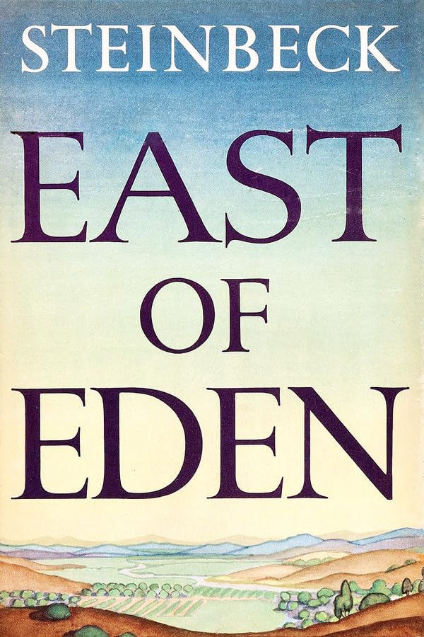 Book cover of John Steinbeck's "East of Eden"